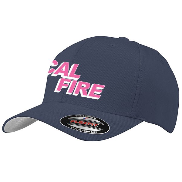 | FIRE CAL Flexfit CAL Products FIRE Hat Gear Pink and