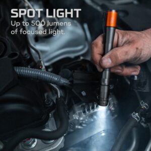 nebo flashlight inspector Pocket Light Blue Sky Outfitter this versatile flashlight offers 4 light modes and incorporates Flex NEBO Inspector 500 plus Flex