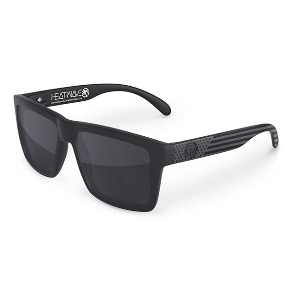 Heat Wave Visual Vise Z87 Sunglasses: SOCOM Polarized Black Lens