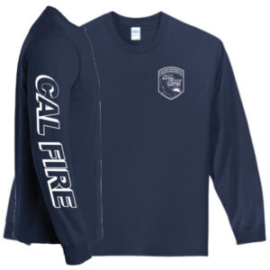 CAL FIRE Long Sleeve Essential Tee with New Department Patch Logo and Sleeve Logo
